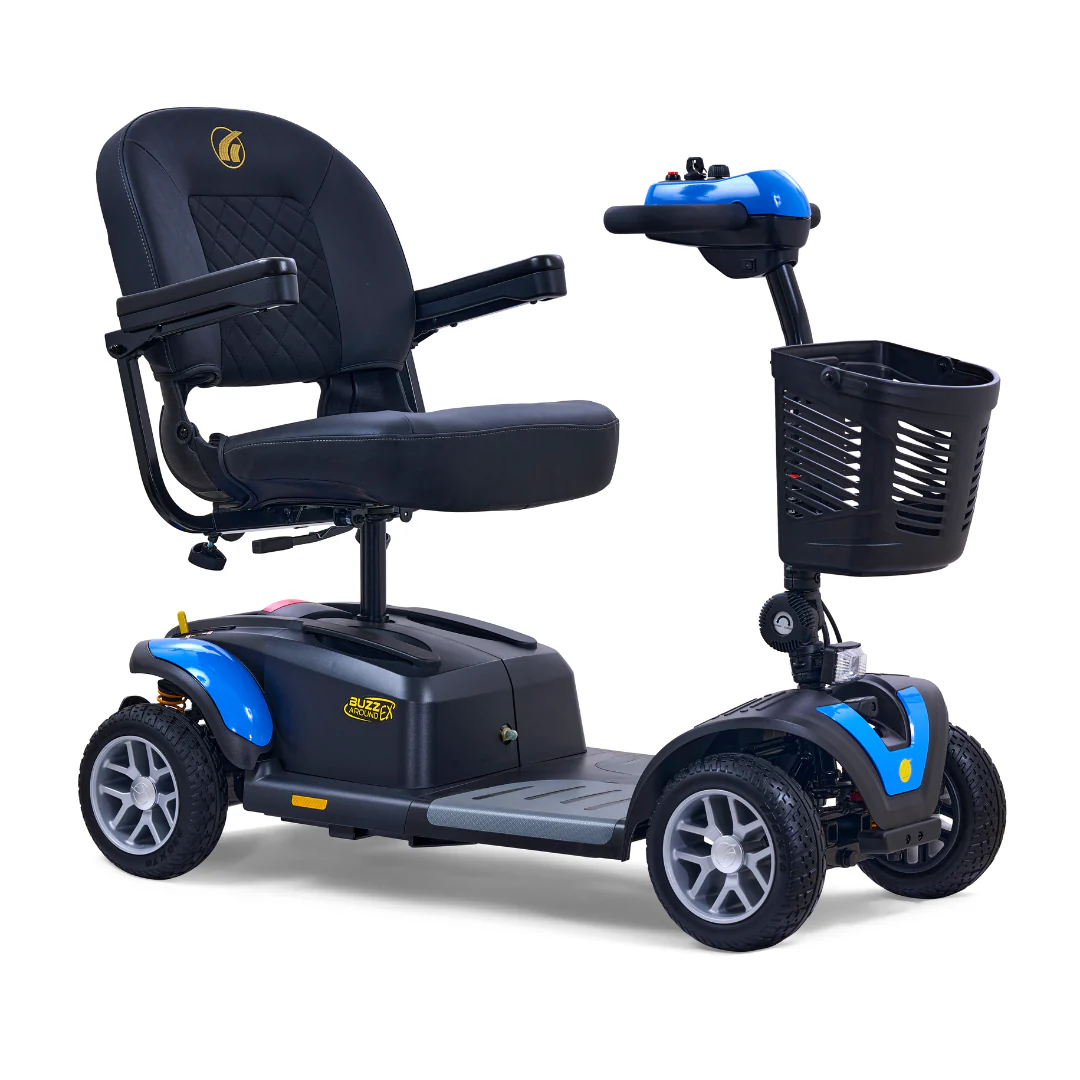 Golden Technologies BuzzAround EX Extreme 4-Wheel Heavy Duty Long Range Travel Scooter
